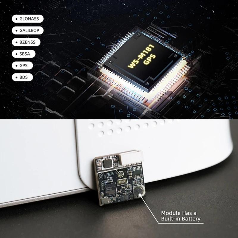16FB 정확한 포지셔닝 WS-M181 GNSS 글로벌 포지셔닝 시스템 모듈 DIY 부품에 대한 안정적인 신호 수신