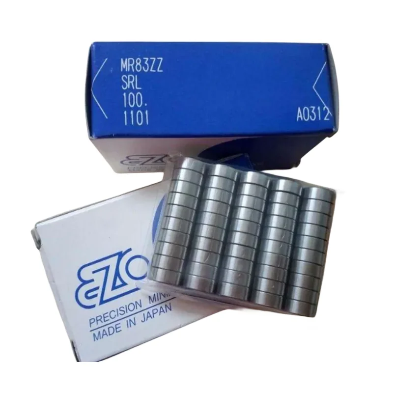 

Original Japan EZO high speed bearing MR83ZZ 3*8*3mm R-830ZZ precision miniature ball bearings MR83 830 3x8x3 mm