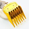 8Pcs/Set Limit Comb For Wahl Hair Clipper Guards Barber Shop Cutting Guide Combs Electroplated Gold Positioning Caliper Y0423 3