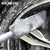 2Piece Car Wash Brush Microfiber Tire Scrubber Wheel Brush Trunk Dust Remover Car with Plastic Handle Auto Washing Cleaner Tools 5