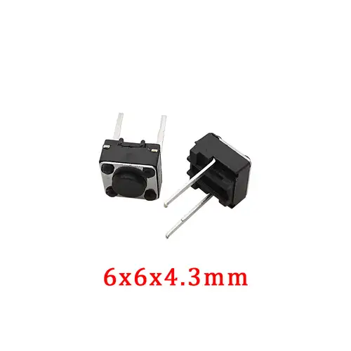20/50/100Pcs Micro Tactile Switch Momentary Tact DIP Switch 2Pin 6 x 6mm Micro Touch Push Button Switch High 5mm 6mm 7mm 8mm 9mm - Image 7
