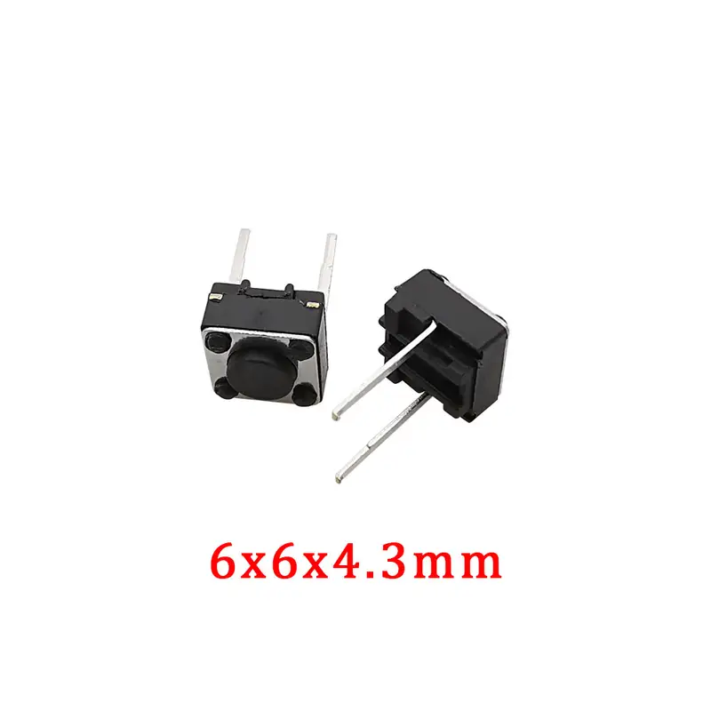 20/50/100Pcs Micro Tactile Switch Momentary Tact DIP Switch 2Pin 6 x 6mm Micro Touch Push Button Switch High 5mm 6mm 7mm 8mm 9mm - Image 7