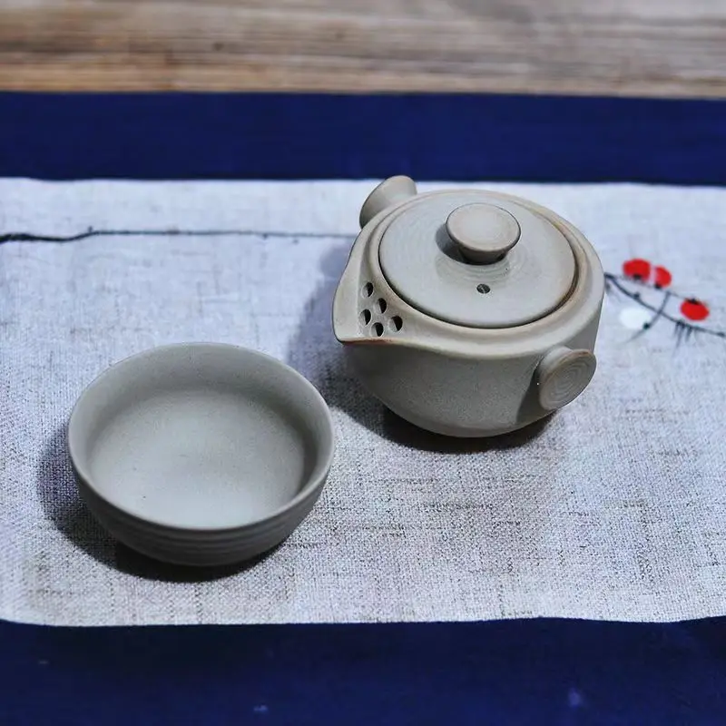 Travel Tea Set Include 1 Pot 1 Cup China Kung Fu Teaset Elegant Gaiwan Easy Teapot Kettle