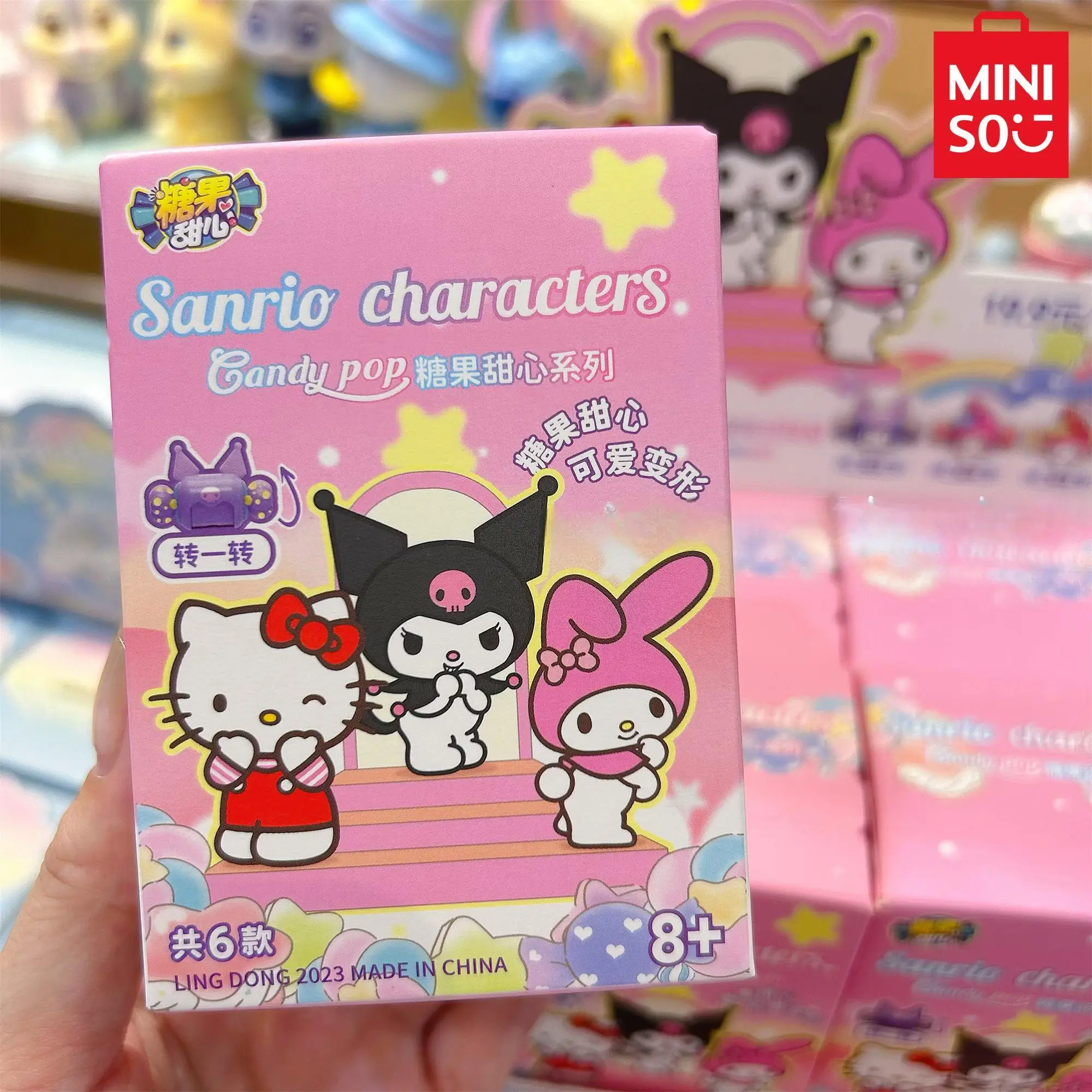 

Anime Sanrio Candy Sweetheart Series Blind Box Kawaii Hello Kittys My Melody Kuromi Handmade Desktop Decoration Christmas Gifts