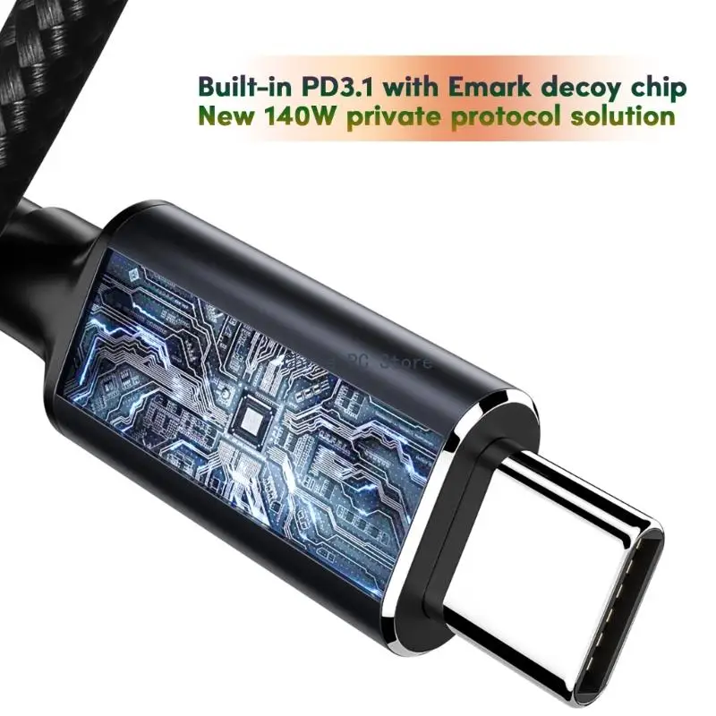 노트북용 H8WA 140W 유형 C PD DC5.5x2.5mm 5.5x2.5mm 전원 연장 코드