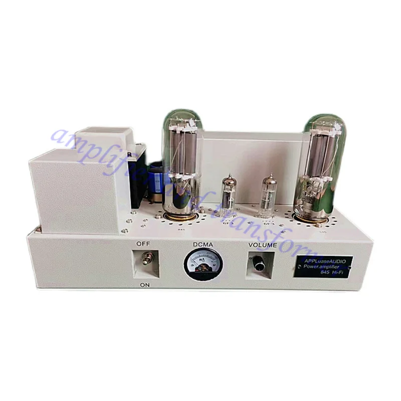 

clone western electric 6F3(6BM8)+845 single-ended combined tube power amplifier, power: 20W+20W, power consumption: 200w