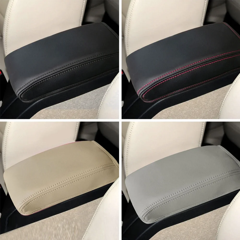Cuscino In Memory Foam Per Console Centrale Auto - Supporto Bracciolo Morbido E Antiscivolo - Accessorio Universale Per Interni Auto (Nero, 31x20x3 Cm)