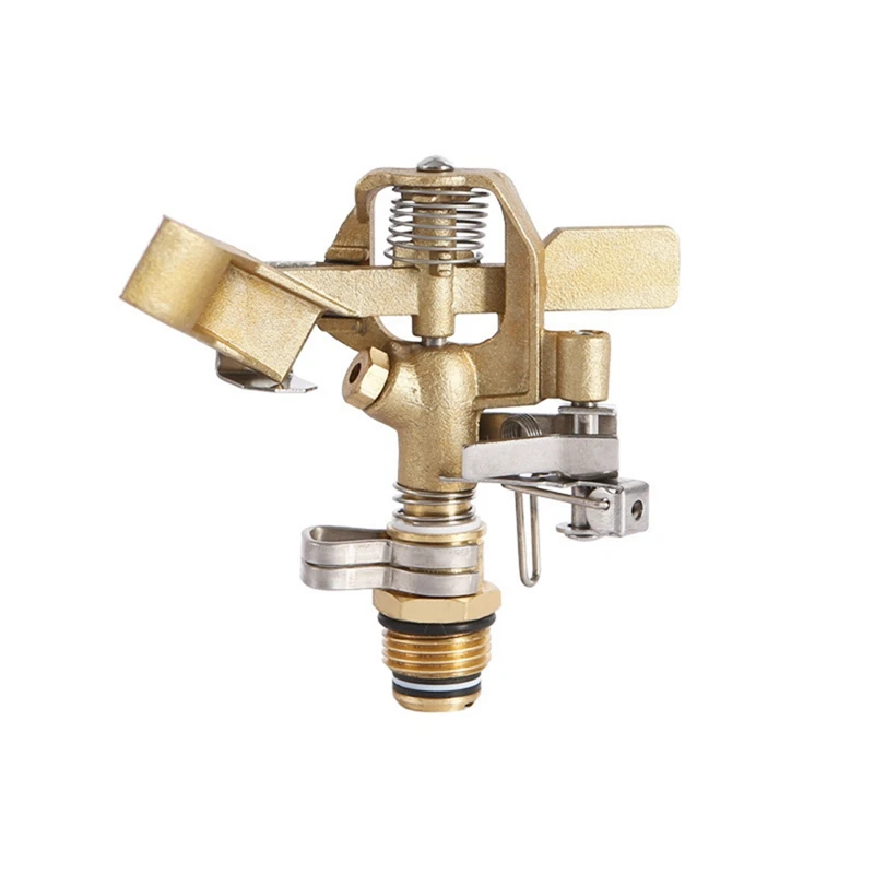 

All Copper Rocker Nozzle Brass Impact Sprinkler Head Lawn Irrigation Cooling And Dust Removal