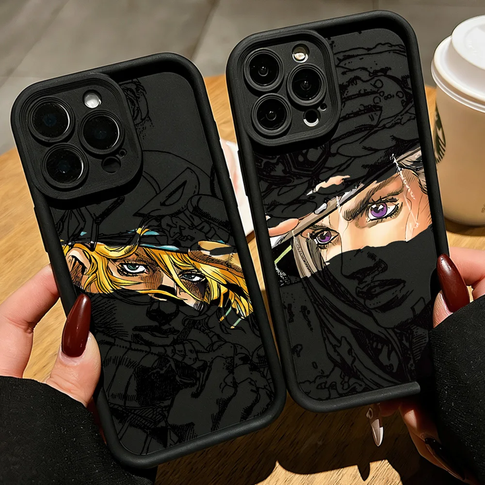 Anime JoJo Steel Ball Run Soft Phone Case - Stylish Protective Back Cover