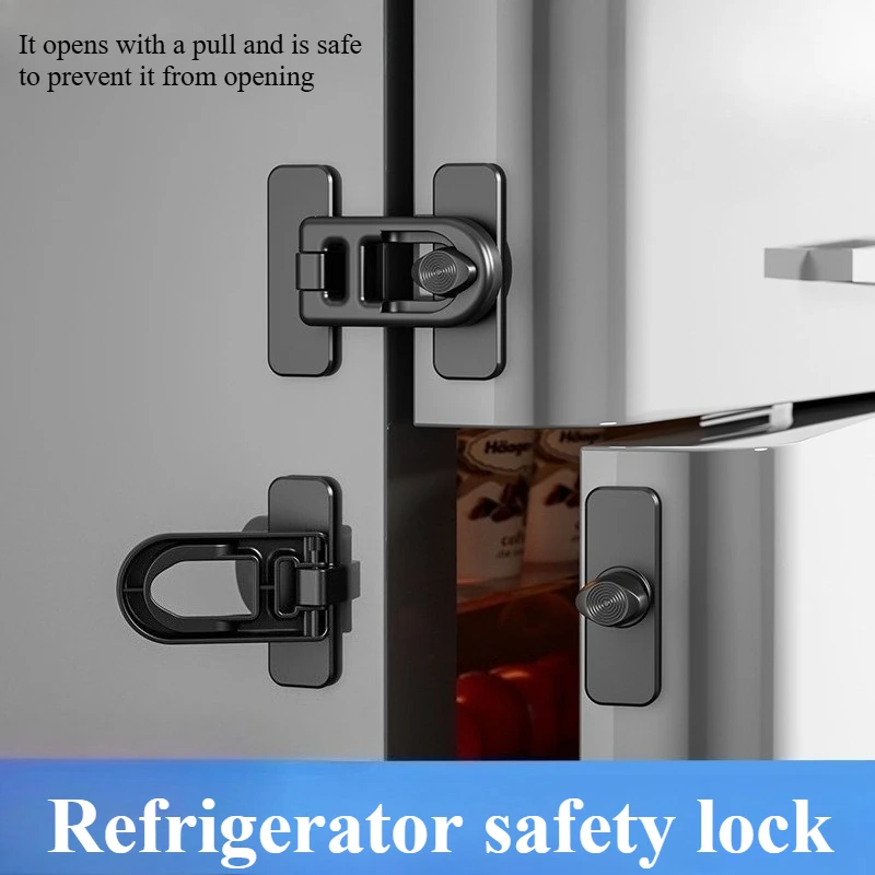 Baby Safety Locks (1, 3, Or 10 Pack) - Cabinet, Drawer, Fridge, Pet Door Child Proofing