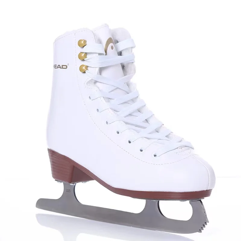 Ice Figure Skates Comfortable with Ice Blade Men Women Kids PVC  Skating Warm Safe Waterproof Beginners Shoes Patines 6