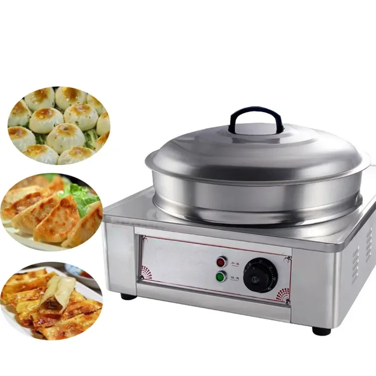 

Qihang top Food Processing commercial desktop Electric baking pan pancake machine Household pancake making fried dumplings oven