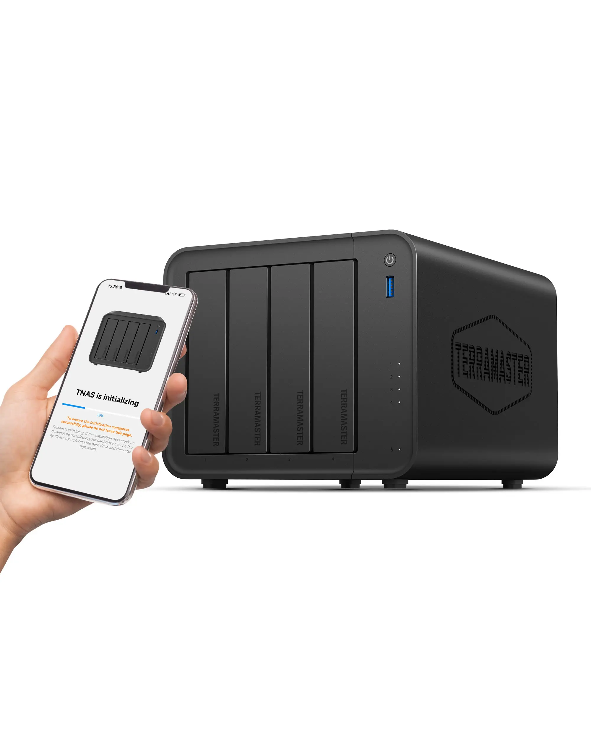 TERRAMASTER F4-425 4ベイNASストレージ – インテルx86クアッドコアCPU