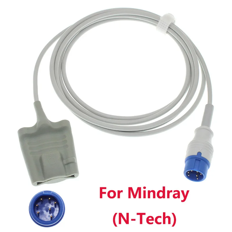 Фото Совместим с датчиком Spo2 N-Tech Medical Beneview T5/T8/T1 IMEC 8/12/10 Benehart D6/D3 IPM 9800/9900/10.12. Penlon SP M5 №1