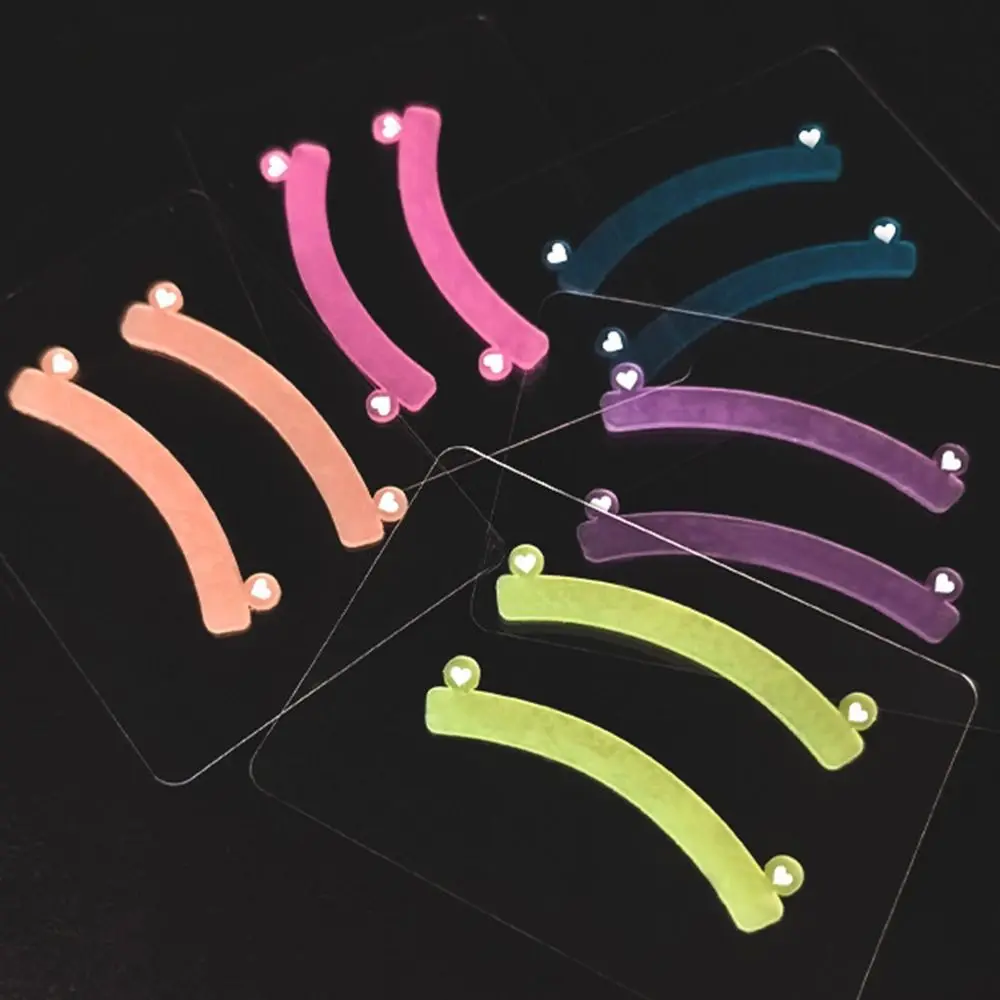 3 Pairs Silicone Eyelash Perm Pads Reusable Eyelash Extension Sticky Lashes Rods 3D Curler Accessories Applicator Tools