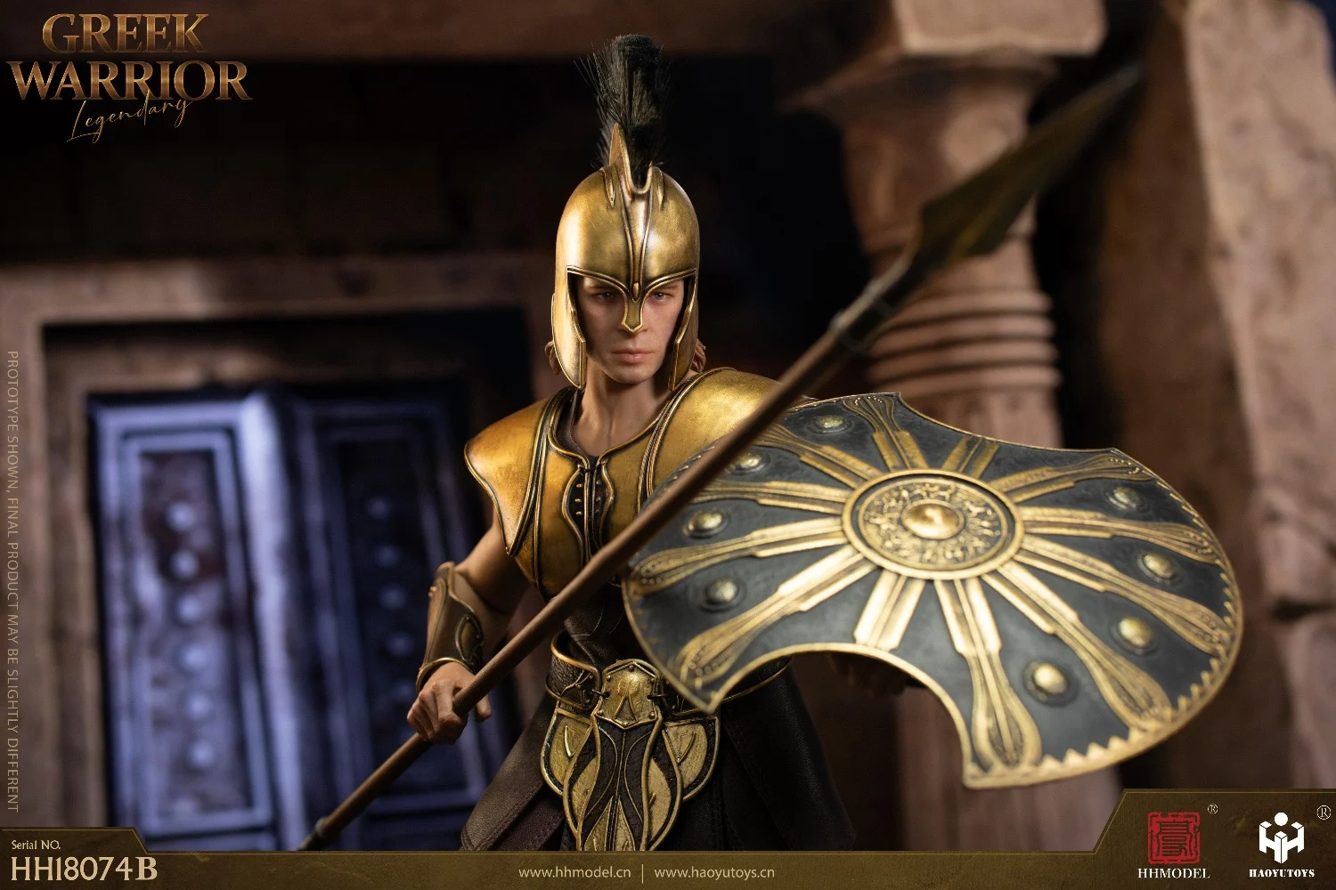 HHMODEL x HAOYUTOYS 1/6 トロイ王子 アクションフィギュア HH18060