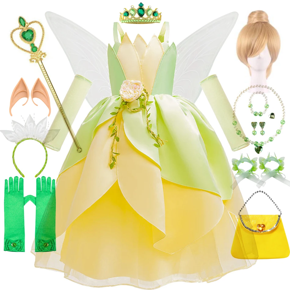 Ragazze Tiana Dress Carnival Tiana Dress Up Dresses
