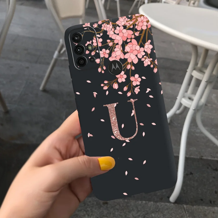 Elegant Letter Design Soft Phone Case Cover