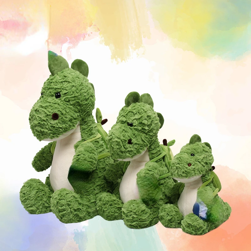 

Brushed dinosaur doll plush toy cute avocado backpack dinosaur doll