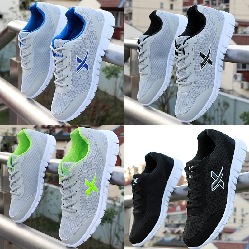 

Cheap Sale Men Shoes 2024 Summer Lightweight Breathable Casual Shoes Fashion Comfortable Lace up Men Shoes Plus Size 38-46