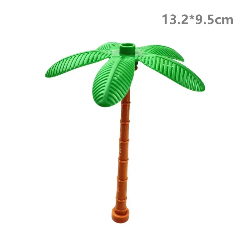Outdoor Forest Building Block Set - Flower, Grass, and Tree Adornments for Kids