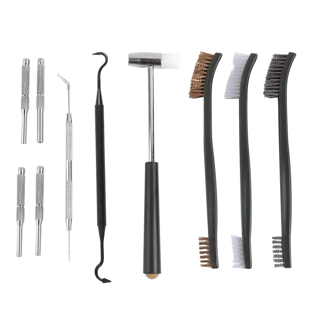 Kit di spazzole per pulizia multifunzionali Spazzole per tubi Set pulito Macchina per auto Smontaggio Strumento di pulizia Accessori per la pulizia della pistola da caccia - Image 3