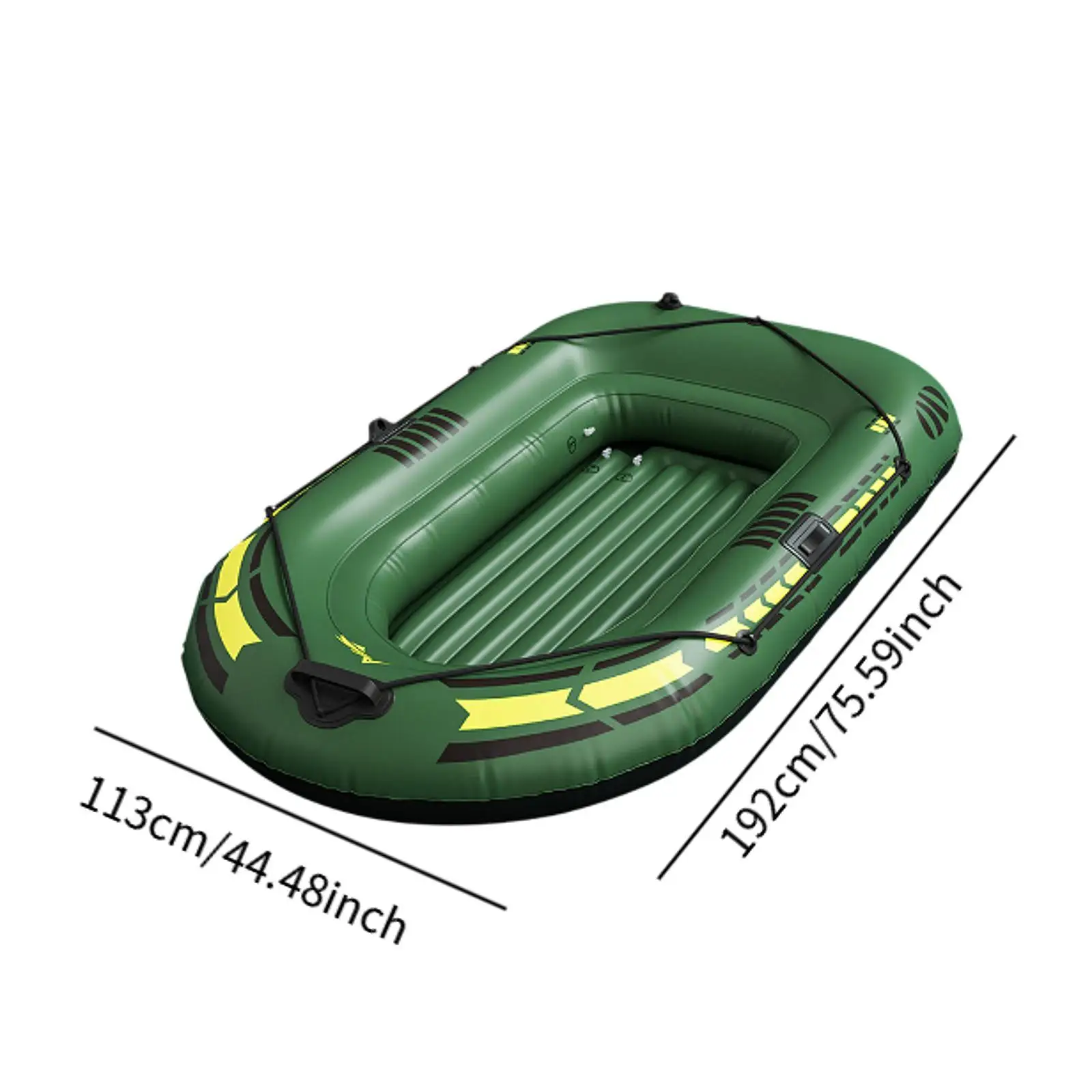Inflatable Boat Kayak Heavy Duty Grab Handle Summer Outdoor with Oar Locks 2 Inflatable Boat Kayak Heavy Duty Grab Handle Summer Outdoor with Oar Locks 2