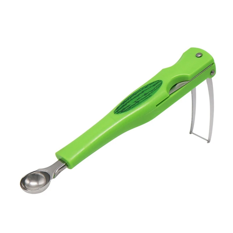 

Watermelon Baller Scoops Splitter Set Fruit Baller Kitchen Ice Cream