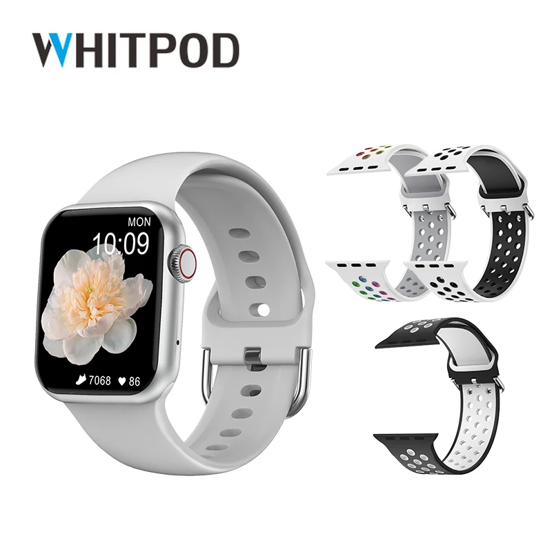 44mm Smartwatch 2022 Men's Women Smart Watch Custom Watch Face Wireless Charging Bluetooth Calls Watches Fitness Bracelet 