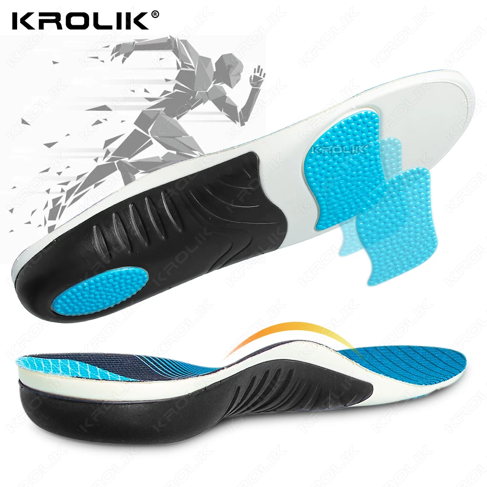 Pair Orthopedic Insoles Orthotics Flat Foot Health Sole Pads for