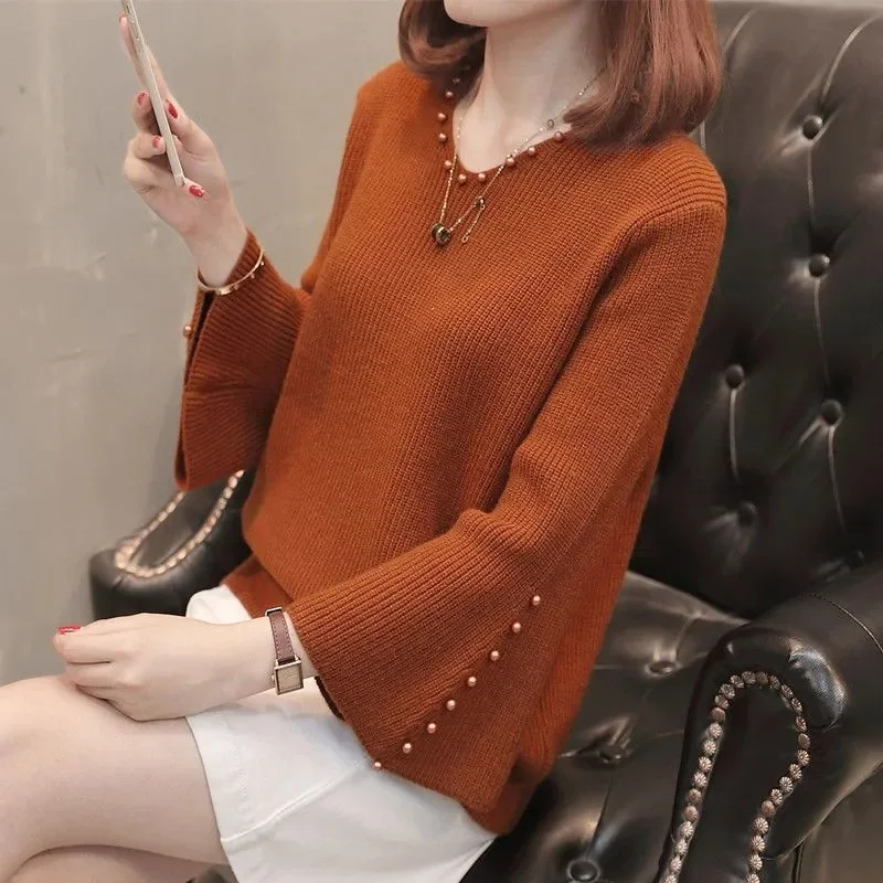 

Women Sweater O-neck Autumn Winter Basic Pullover Warm Casual Pulls Jumpers Korean Fashion Spring Knitwear Bottoming Shirt 2024