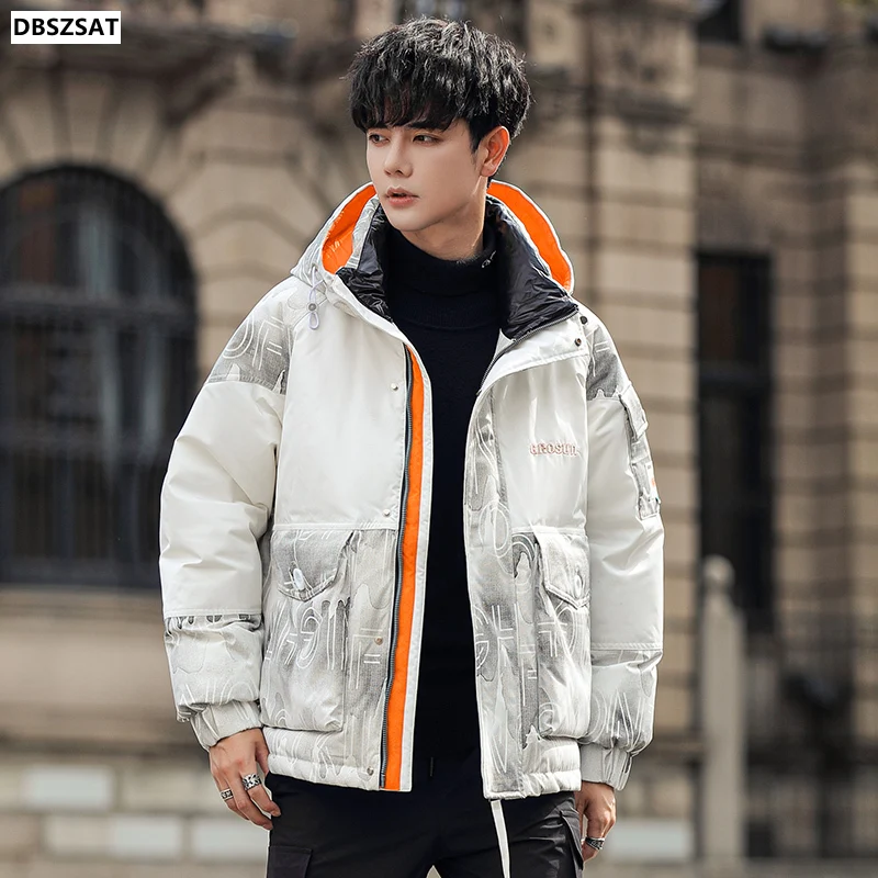 2020 Woodvoice Giacca Invernale Da Uomo Abbigliamento Casual Imbottito Cappotto Caldo Maschile In Pelle Pu Cappotto Addensato Cappotto Nero Moda Antiv
