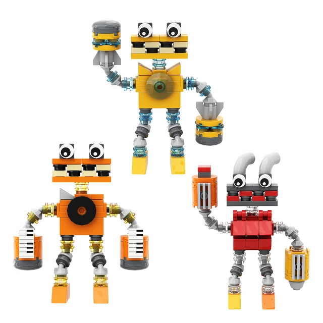 MOC My Singing Monsters Orange Wubbox Robot Building Blocks Set Song  Figures Mecha Idea DIY Toy Children Birthday Christmas Gift - AliExpress
