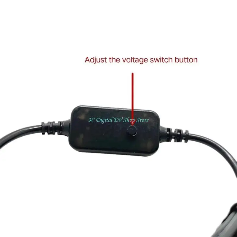 E74D PD TODC 어댑터 케이블 5V 9V 12V 15V 20V 조정 가능한 Typec TODC 10 어댑터 코드