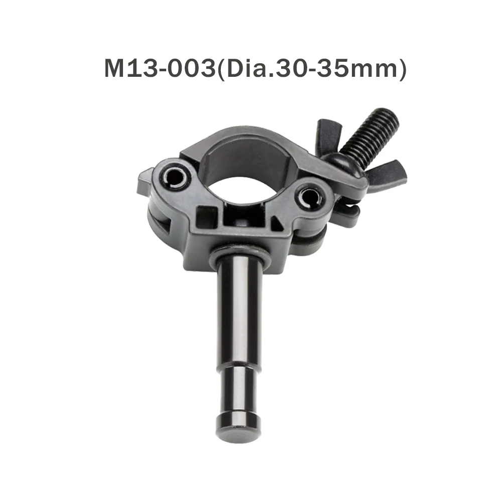 Video Tube Clamp Coupler with Male Femal Stud 30-35mm 40-50mm for LED Photographic Studio Light Flash Speed Light Hanging photography light clamp