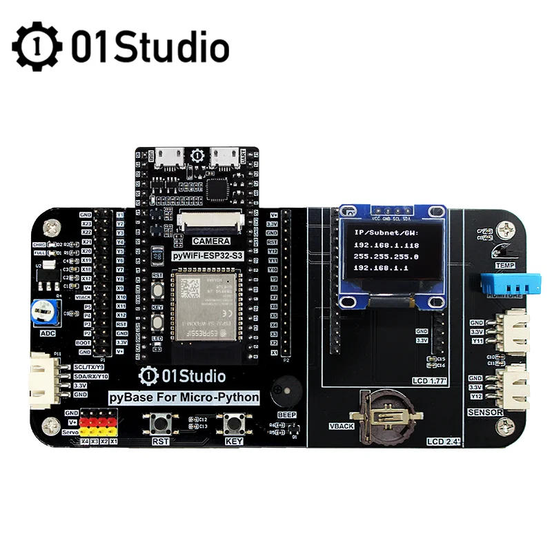 Micropython ai Máquina Visão Iot Wifi Placa de Desenvolvimento Bluetooth Pywifi-esp32-s3 - Imagem 2