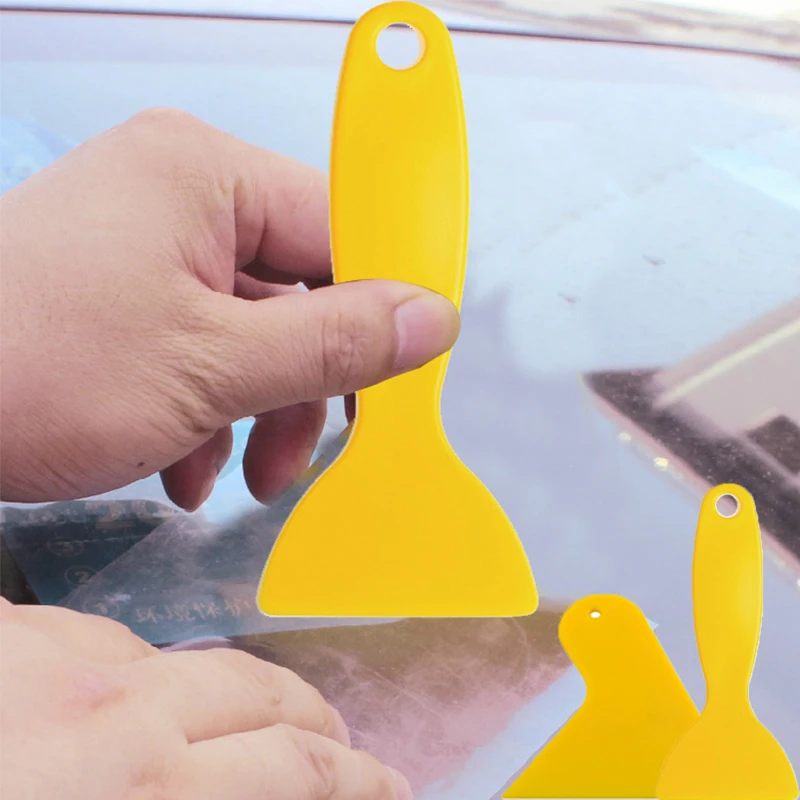 

4PCS Plastic Scraper Car Auto Clean Tool Window Cleaner Windshield Snow Shovel Glass Water Glue Remove Wiper Squeegee Knife