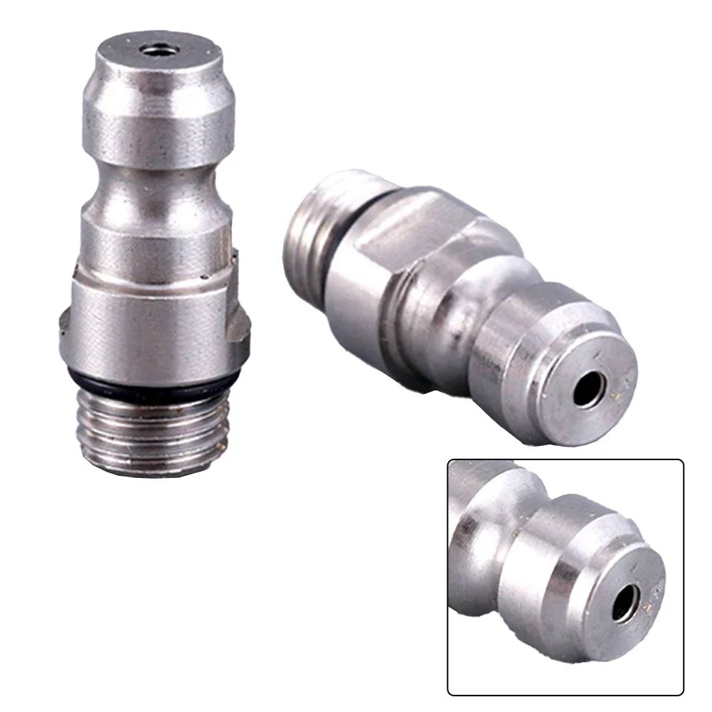 8mm M8x1 Universal Male Thread Stainless Steel Quick-Disconnect Plug Adapter Convert 8mm Female Connectors To M8 Male Threads
