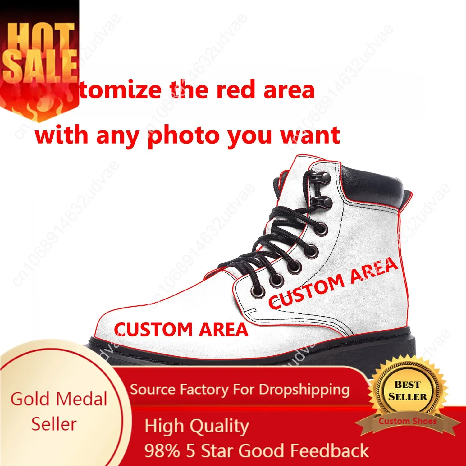 Custom Boots Mens Womens Teenager Customized Boot Casual Tailor Made Snow Shoe High Quality Couple Sports Shoes