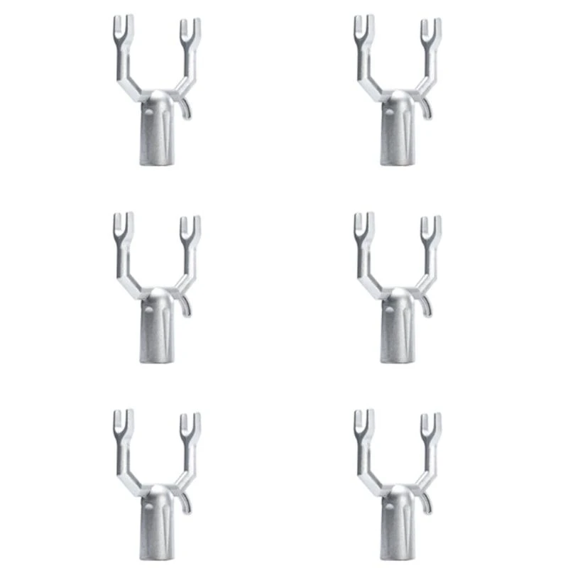 6Pieces Aluminium Tree Stakes for Supporting Youthful Fruit Trees in Gardens