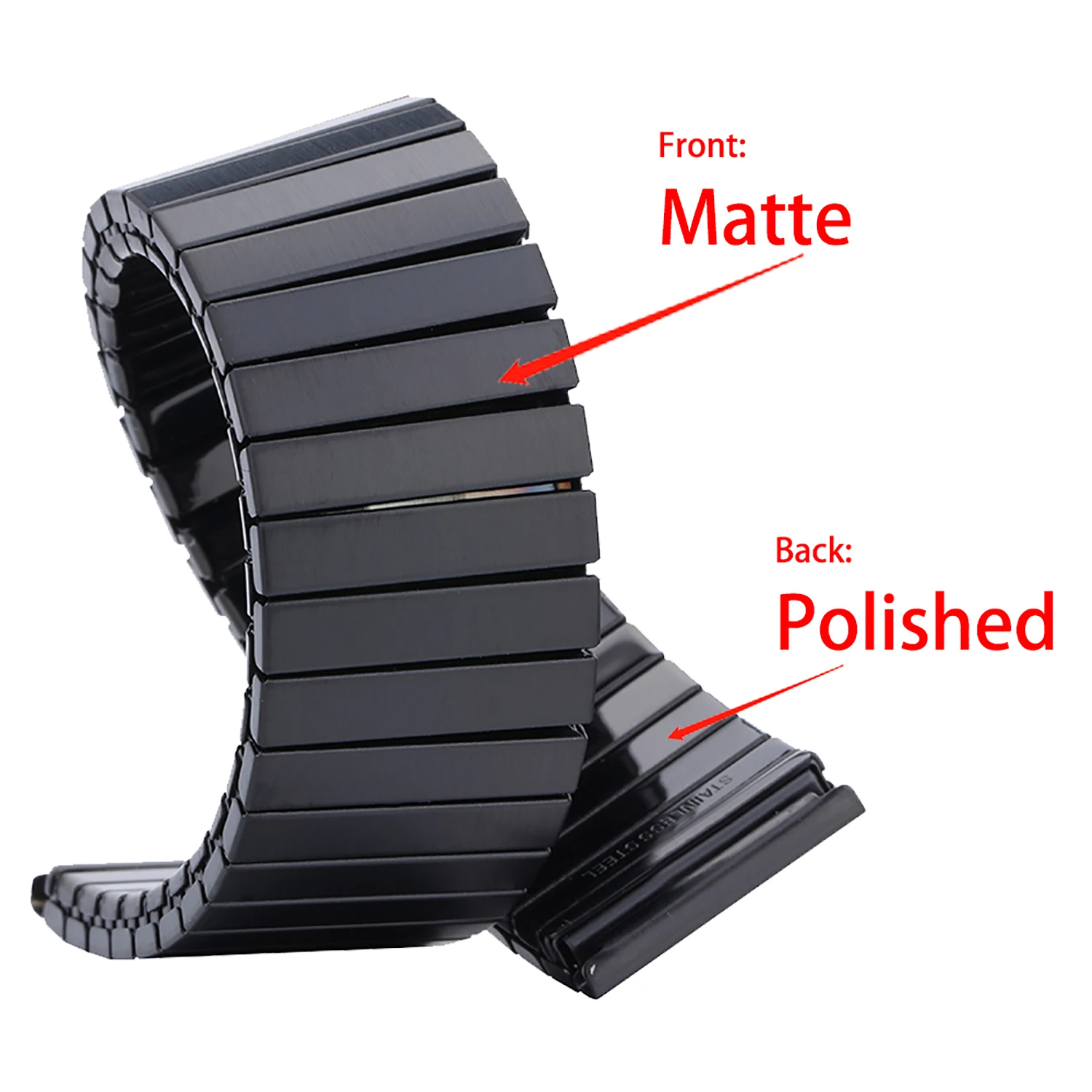 Elastic Expansion Steel Watch Band - Universal Fit