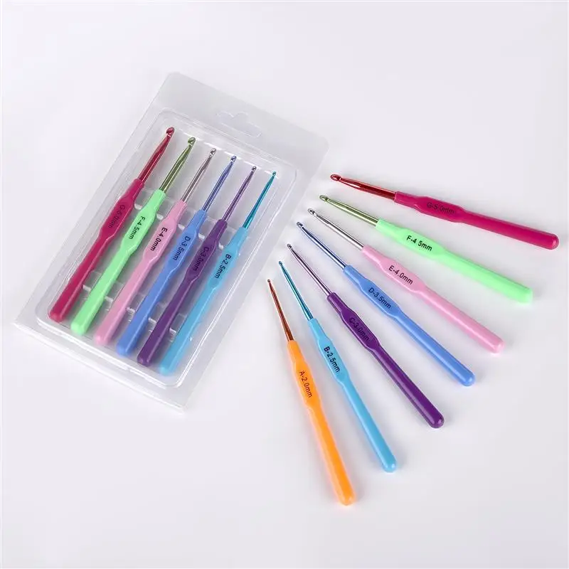 Aluminum Knitting Needles Metal Crochet Set Hook Weave Sweater DIY Hand Craft Yarn Sewing Needle Sewing Tools sewing tools knitting needles crochet hooks knitting supplies crochet needles knitting craft supplies