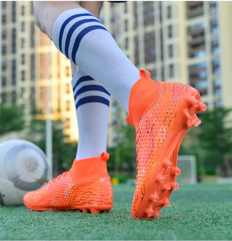 Bottes professionnelles pour hommes et enfants, tailles 33 à 46, chaussures de football d'entraînement_voghion.com