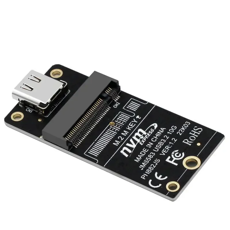 TYPE-C to M.2  NVME SSD  NVMe Ŭ, M.2 to USB 3.2, C Ÿ  M.2 SSD 2230 2242 2260 2280 JMS583