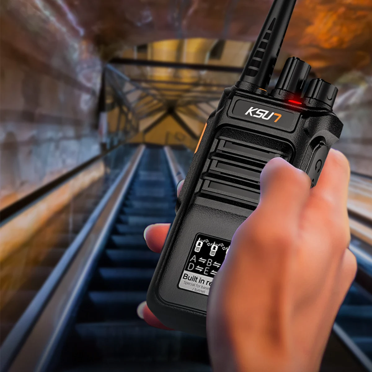 KSUT RL30 Repeater Walkie Talkie Long Range 2 Pieces Professional Wireless Communication Radios For Tunnel Cellar Talkie Walkie 2