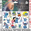 New Interstellar Baby Stitch Cartoon Tattoo Stickers Children Stitch Water Transfer Disposable Tattoo Stickers Toys Kawaii Gift 6