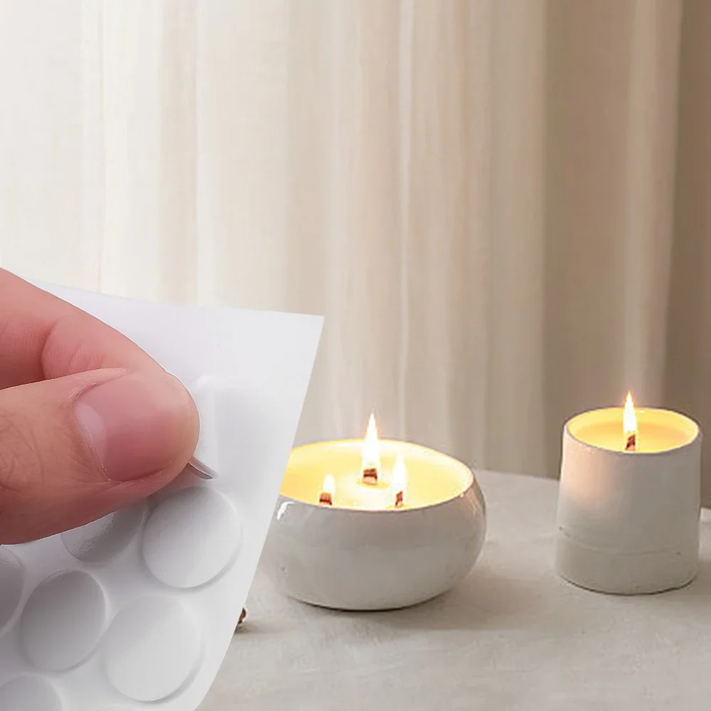15mm Candle Wick Stickers Double-sided Adhesive for DIY Candles Making Kit Material Movable Fixed Point Heat Resistance candle wick stickers,candle making supplies,candle making kit