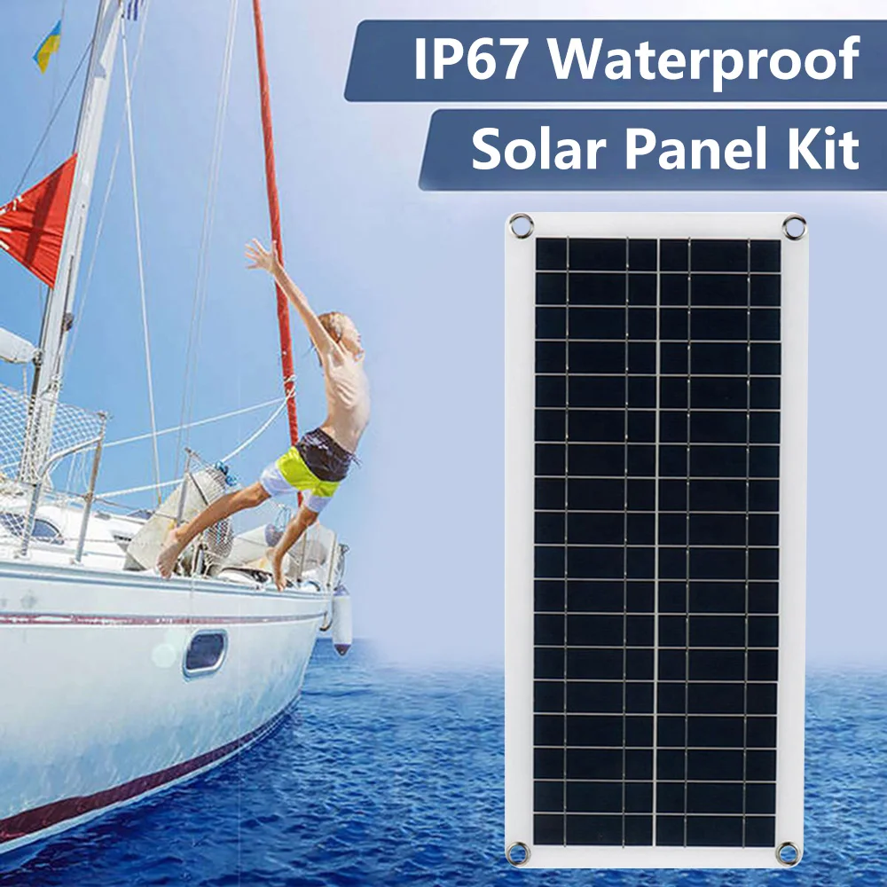 Kit de carregamento do painel solar, barco