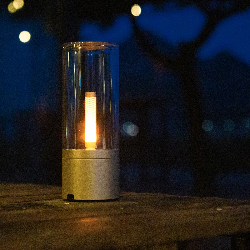 Yeelight Outdoor Camping LED Light Rechargeable Table Lamp Rotation Control Stepless Dimming Bedside Wireless Night Light Gift