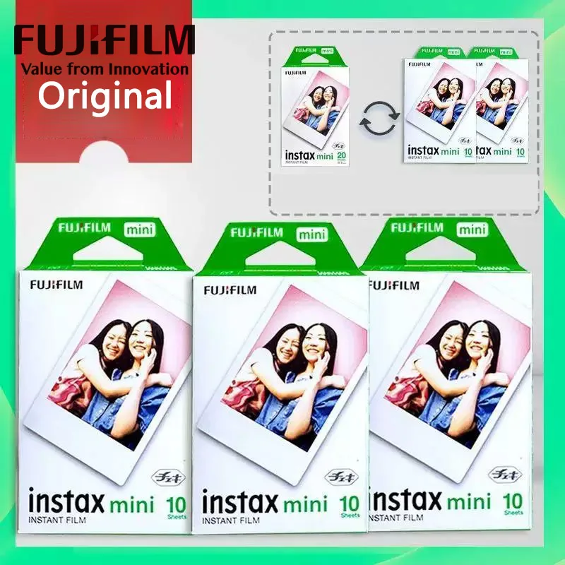 즉석 사진 카메라 미니 9 8 7 70 90 필름 카메라 10 20 40 60 80 100매 후지필름 인스탁스 미니 필름 미니 12/11 필름 화이트